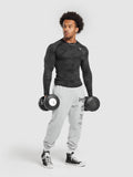 Gymshark Global Lifting Oversized Joggers — Light Grey Core Marl — 5