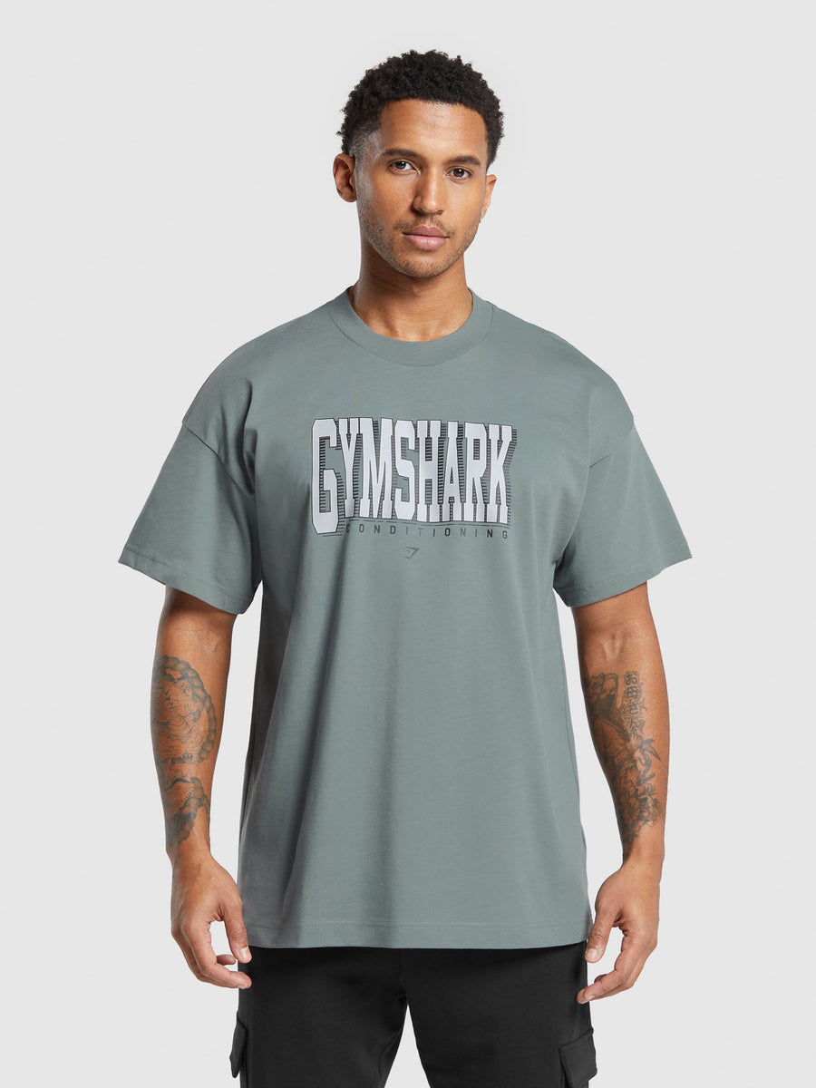 Gymshark Saloon T-Shirt — Cargo Teal — 1