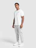 Gymshark Crest Cargo Jogger — Light Grey Core Marl — 4