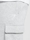 Gymshark Crest Cargo Jogger — Light Grey Core Marl — 6