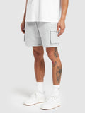 Gymshark Crest Cargo Short — Light Grey Marl — 1