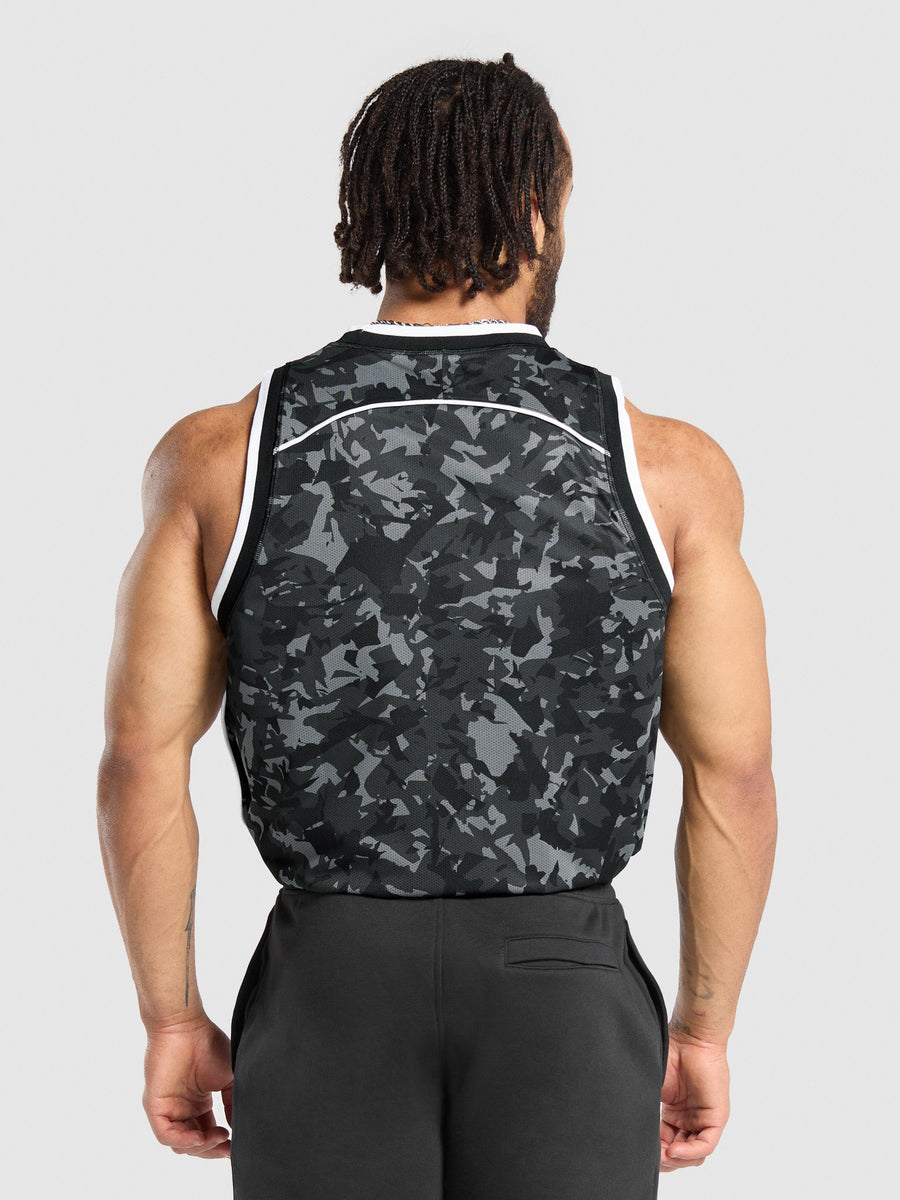 Gymshark Mesh Tank — Black — 2