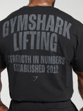 Gymshark Lifting SS T-Shirt — Black — 5