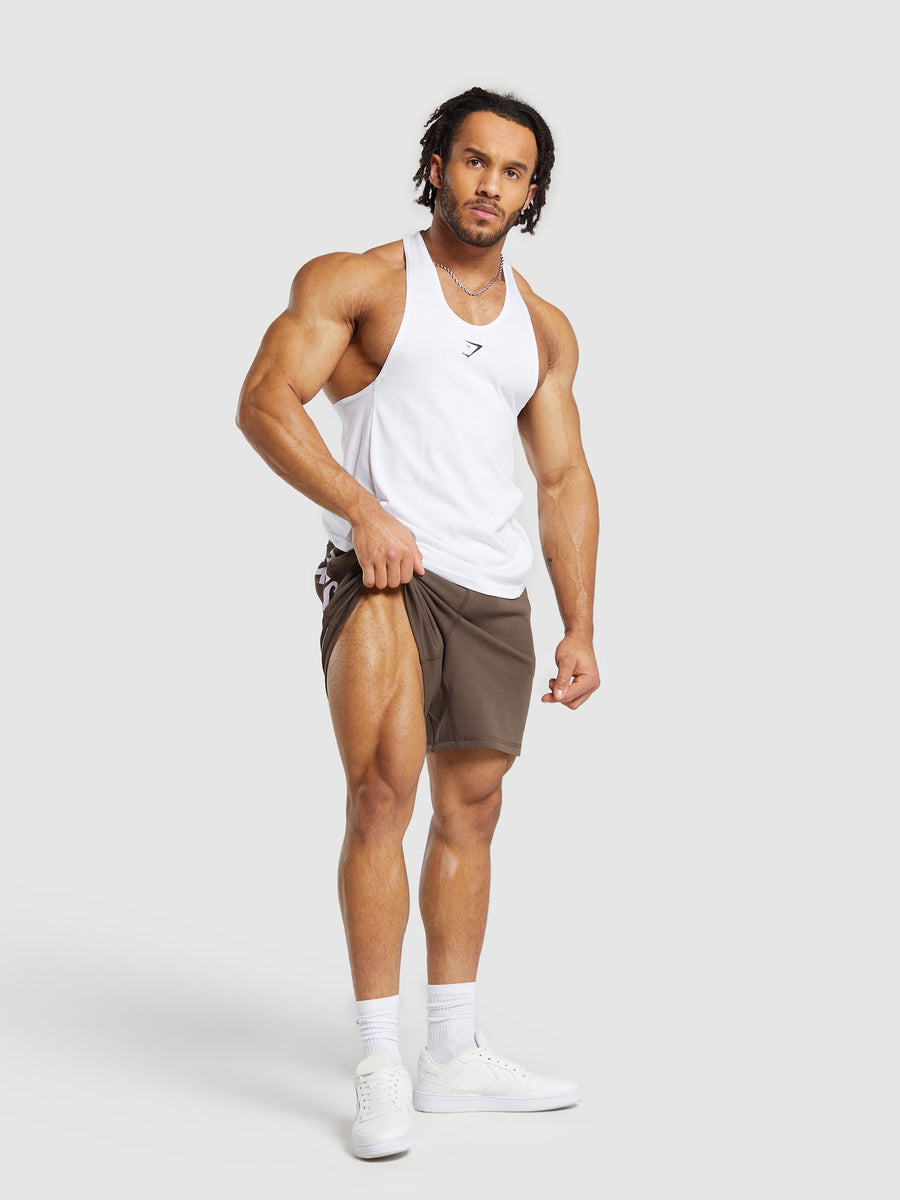 Gymshark Impact Shorts — Walnut Brown — 4