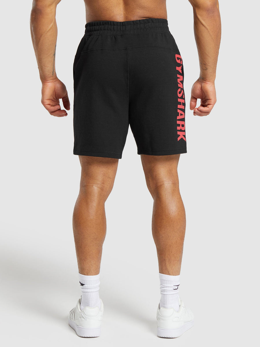 Gymshark Impact Shorts — Black/Vivid Red — 3