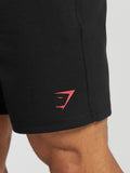 Gymshark Impact Shorts — Black/Vivid Red — 5