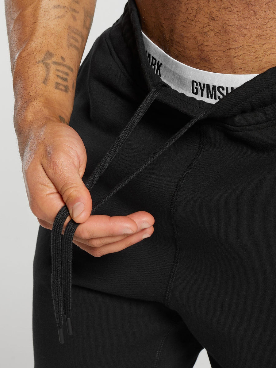 Gymshark Impact Shorts — Black/Vivid Red — 7