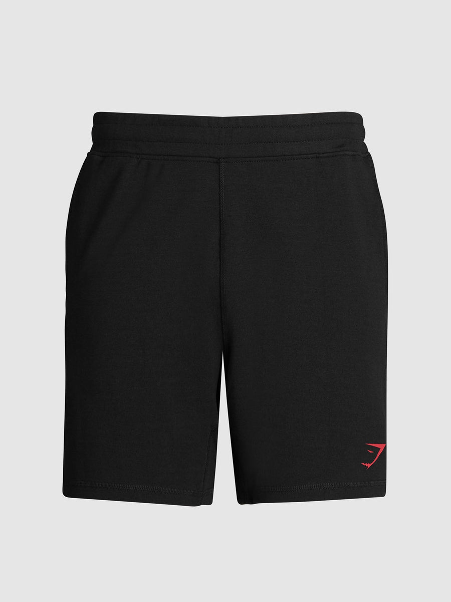 Gymshark Impact Shorts — Black/Vivid Red — 8