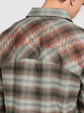 Gymshark Flannel Shirt — Strength Green — 5
