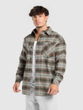 Gymshark Flannel Shirt — Strength Green — 7