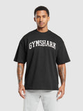 Gymshark Collegiate T-Shirt — Black — 1
