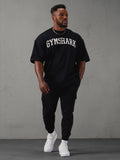 Gymshark Collegiate T-Shirt — Black — 6