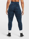 Gymshark Adapt Camo Seamless Leggings — Midnight Blue/Ash Blue — 2