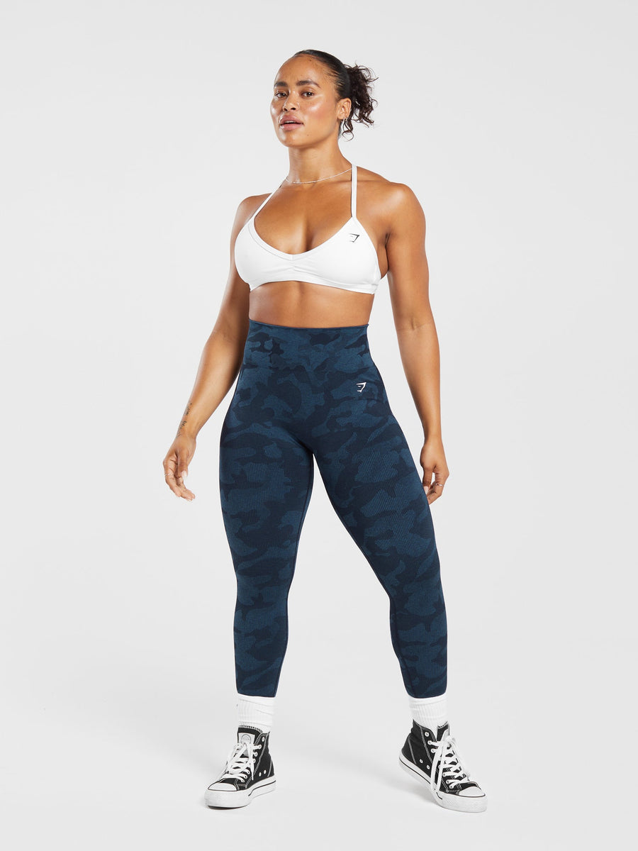 Gymshark Adapt Camo Seamless Leggings — Midnight Blue/Ash Blue — 4
