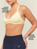 Gymshark Minimal Sports Bra 2.0 — Butter Yellow — 7