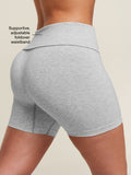 Gymshark CottonMove™ Shorts — Soft Grey Marl — 3
