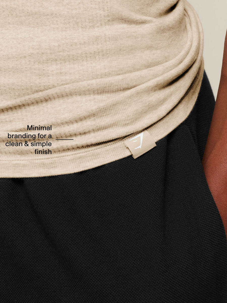 Gymshark Cotton Seamless T-Shirt — Oat Marl — 5