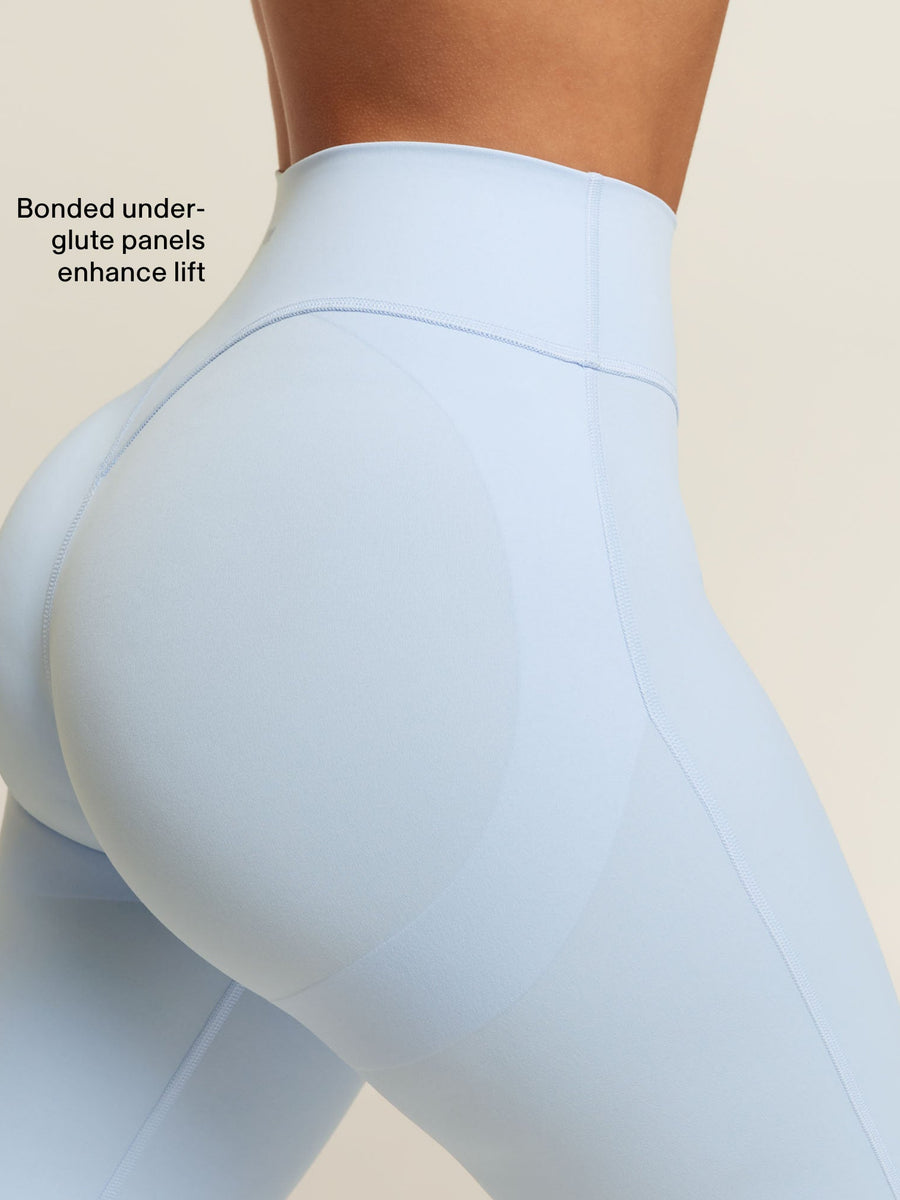 Gymshark Shape Bonded Flared Tall Leggings — Tranquil Blue — 2