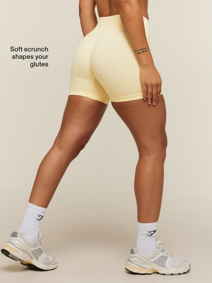 Gymshark Adapt Solid Shorts — Butter Yellow — 2