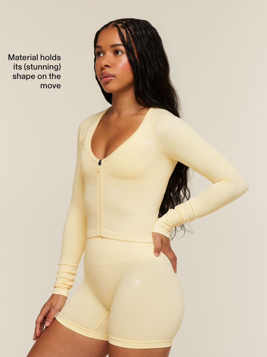 Gymshark Adapt Solid Jacket — Butter Yellow — 2