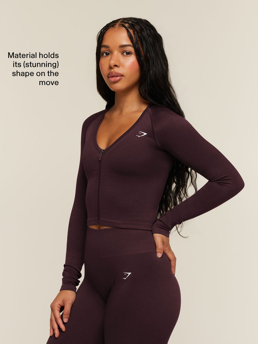 Gymshark Adapt Solid Jacket — Cherry Purple — 2