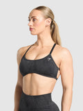 Gymshark Adapt Camo Cross Back Sports Bra — Asphalt Grey/Black — 3