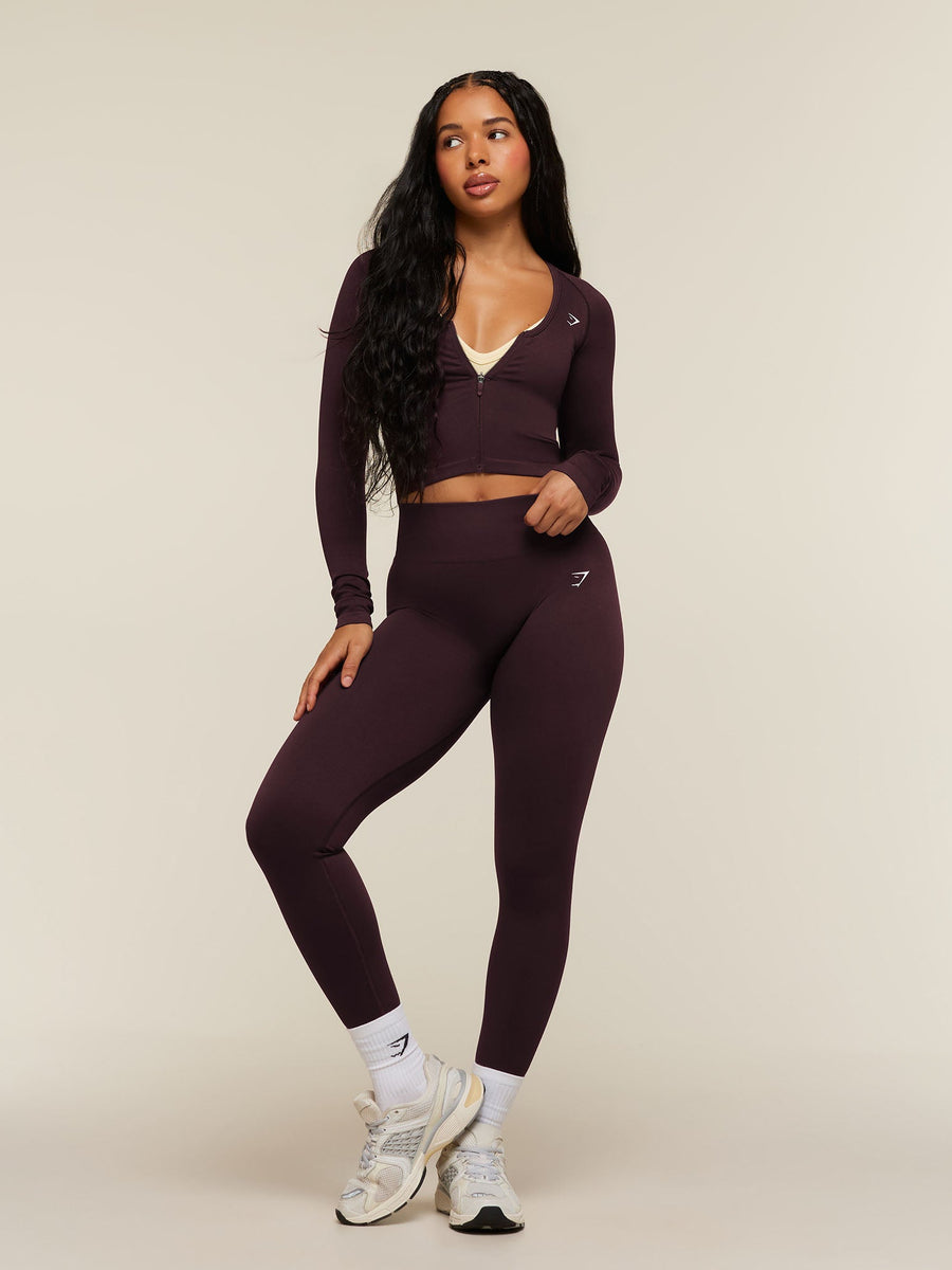 Gymshark Adapt Solid Jacket — Cherry Purple — 4