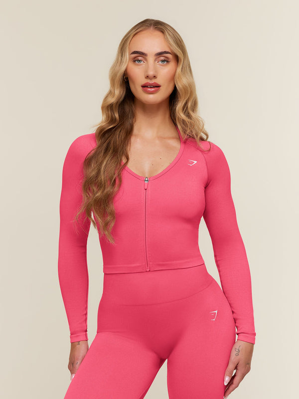 Gymshark Adapt Solid Jacket — Motion Pink