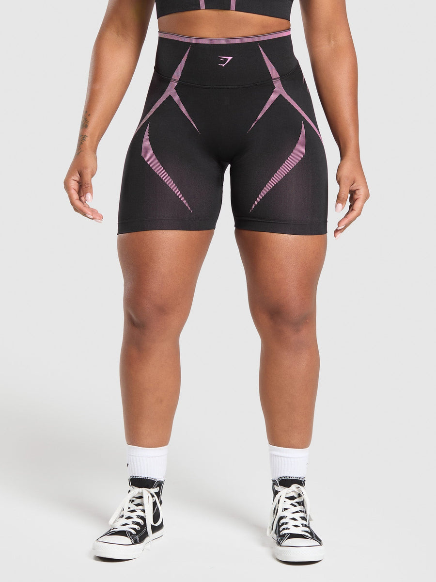Gymshark Apex Lift Seamless Shorts — Darkest Purple/Sour Pink — 1
