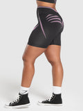 Gymshark Apex Lift Seamless Shorts — Darkest Purple/Sour Pink — 3
