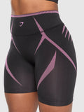 Gymshark Apex Lift Seamless Shorts — Darkest Purple/Sour Pink — 5