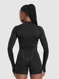 Gymshark Apex Seamless 1/4 Zip Pullover — Black/Graphite Grey — 2