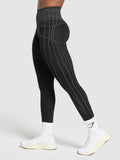Gymshark Apex Seamless Leggings — Black/Graphite Grey — 4