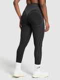 Gymshark Apex Seamless Leggings — Black/Graphite Grey — 2