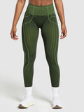 Gymshark Apex Seamless Leggings — Trail Green/Energy Gelato Green — 1