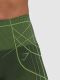 Gymshark Apex Seamless Leggings — Trail Green/Energy Gelato Green — 5