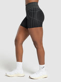 Gymshark Apex Seamless Shorts — Black/Graphite Grey — 4