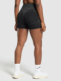 Gymshark Apex Seamless Shorts — Black/Graphite Grey — 2