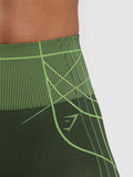 Gymshark Apex Seamless Shorts — Trail Green/Energy Gelato Green — 5
