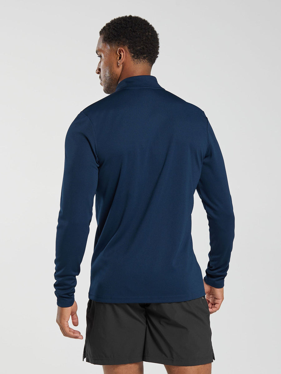 Gymshark Arrival 1/4 Zip Pullover — Navy — 2