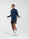 Gymshark Arrival 1/4 Zip Pullover — Navy — 4