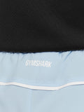 Gymshark Arrival Contrast Shorts — Chilled Blue/White — 7