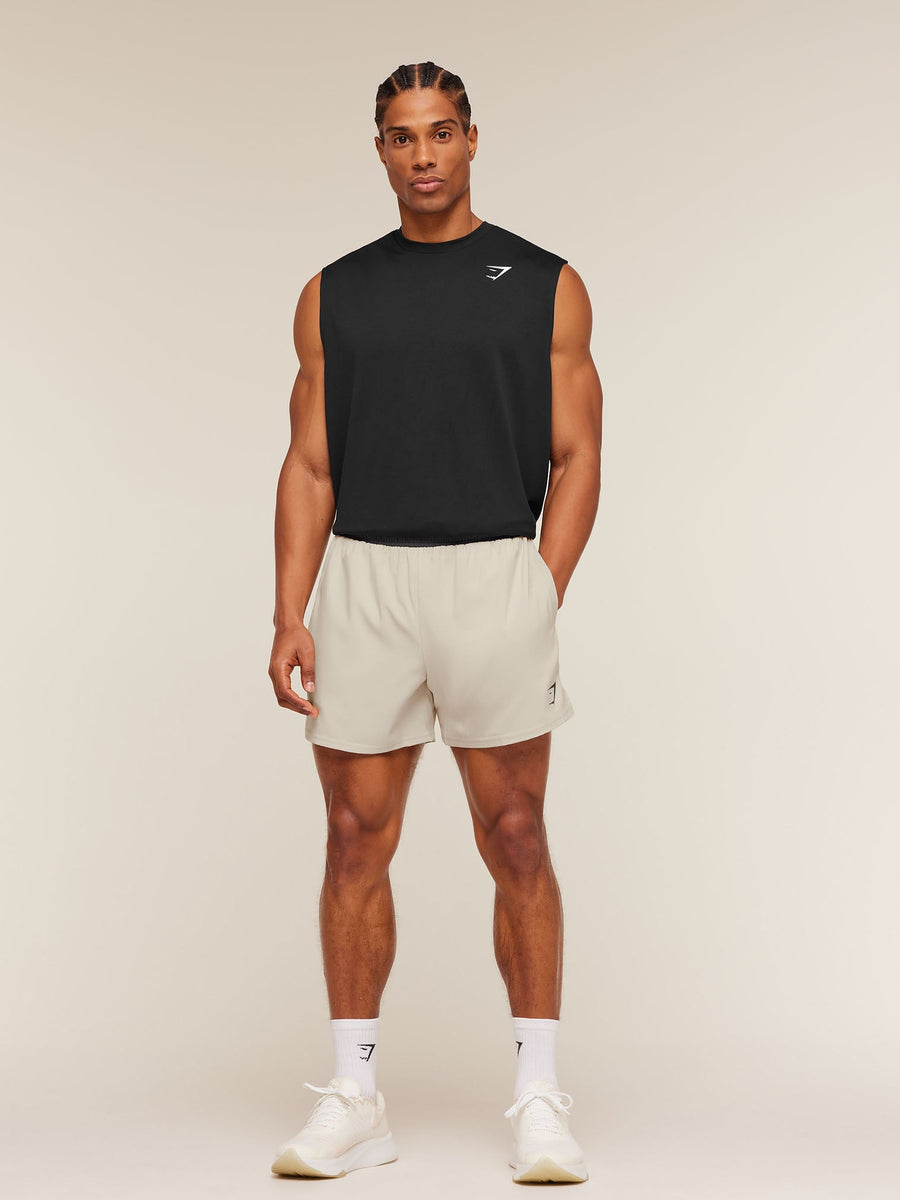 Gymshark Arrival Contrast Shorts — Pebble Grey/Onyx Grey — 4