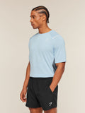 Gymshark Arrival Contrast T-Shirt — Chilled Blue/Iron Blue — 3