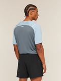 Gymshark Arrival Contrast T-Shirt — Chilled Blue/Iron Blue — 2