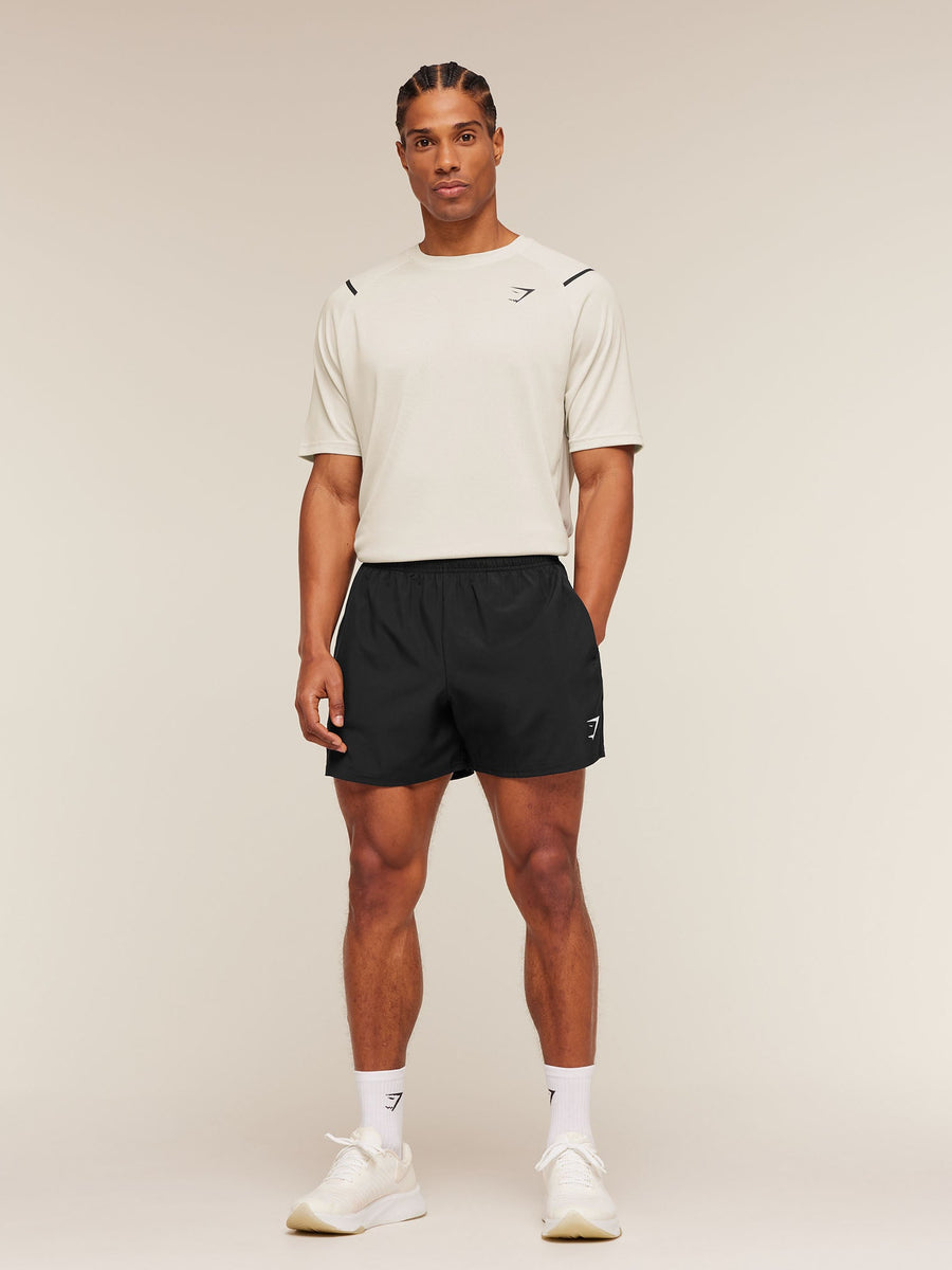 Gymshark Arrival Contrast T-Shirt — Tinted White/Pebble Grey — 4