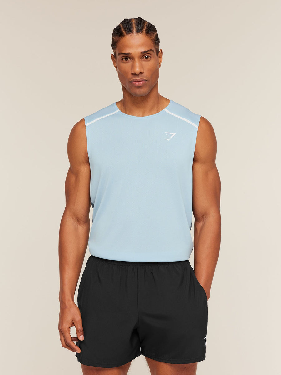 Gymshark Arrival Contrast Tank — Chilled Blue/Iron Blue — 7