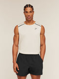 Gymshark Arrival Contrast Tank — Tinted White/Pebble Grey — 1