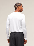 Gymshark Arrival Long Sleeve T-Shirt — White — 2