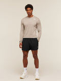 Gymshark Arrival Long Sleeve T-Shirt — Chalk Beige/Lifestyle Brown — 3